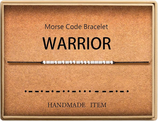 Lcherry Personalized Gift for Women Funny Morse Code Bracelet for Women Friendship Inspirational Gifts for Women