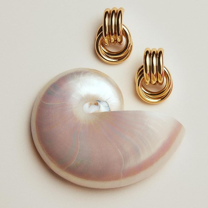 Mini Knot Earrings – Sculptural Twisted Design – Lightweight – By Heaven Mayhem