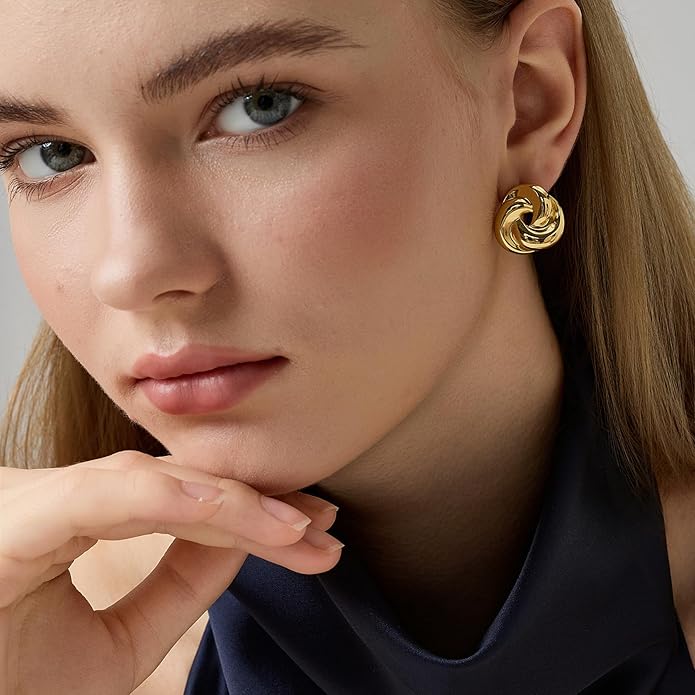 Green Crystal huggie gold hoop earrings for women Girls,14K Gold Plated with 925 Sterling Silver Post color Cubic Zirconia dainty cute Earrings| CZ Stud Earring