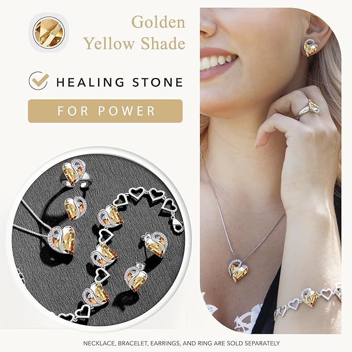 Earrings for Women, Mothers Day Gift for Mom, Heart Birthstone Crystal Stud Earring, Silver Plated Birthday Jewelry