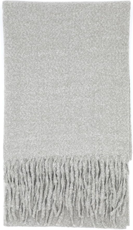 Achillea Warm Cashmere-Feel Winter Scarf – Thick Pashmina Shawl Wrap for Cold Weather