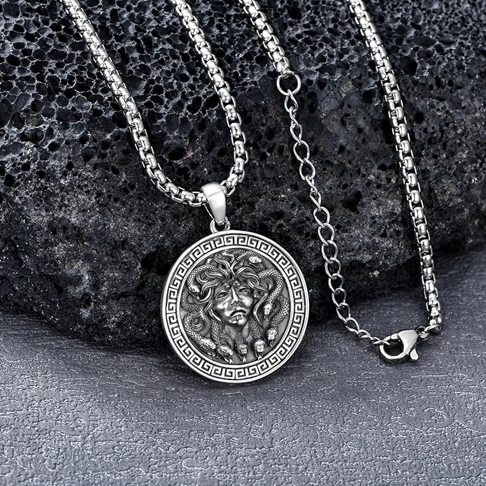 Taioiat viking Pendant Necklace for Men Nordic Celtic 925 Sterling Silver Vintage Mjolnir Jewelry Norse Vikings Gift for Women