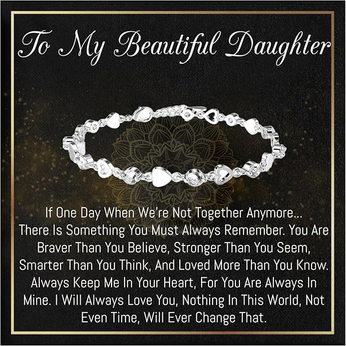 I Love You Bracelet - Daughter Gift, Birthday Gift