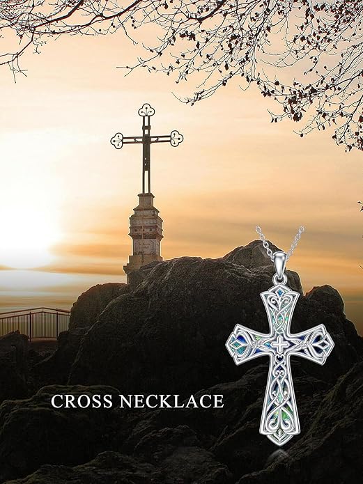 Seiyang 925 Sterling Silver Mustard Seed/Cross/Star of David/Triquetra Trinity Knot/Celtic/Claddagh Necklace Christian/Irish Jewelry Gifts for Women Mom Her