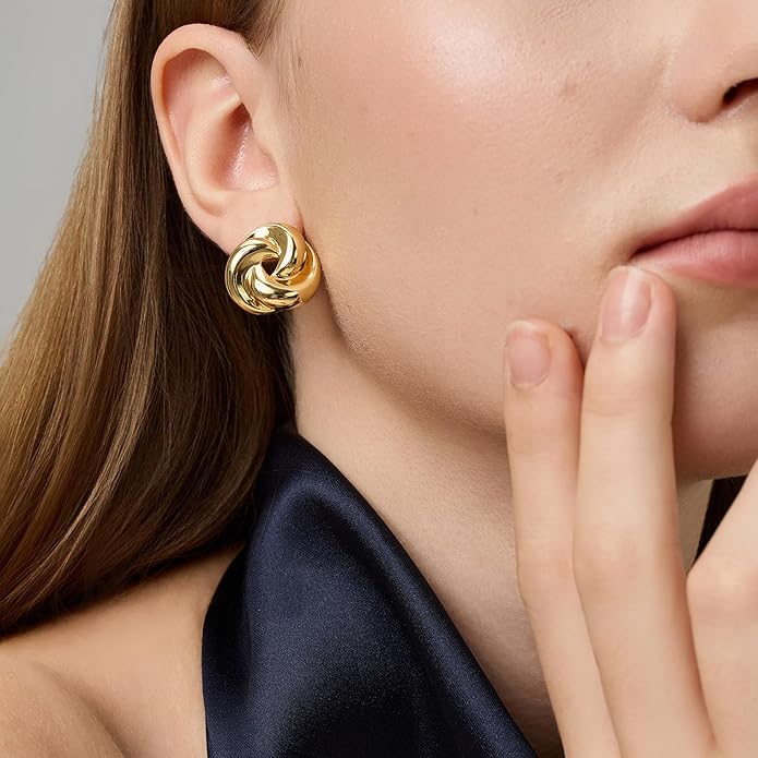 Green Crystal huggie gold hoop earrings for women Girls,14K Gold Plated with 925 Sterling Silver Post color Cubic Zirconia dainty cute Earrings| CZ Stud Earring