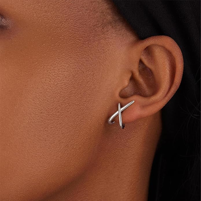 Gold Stud Earrings for Women Trendy, Simple Minimalist Gold Stud Earrings, Dainty Simple Earring for Women‘s Fashion Gifts