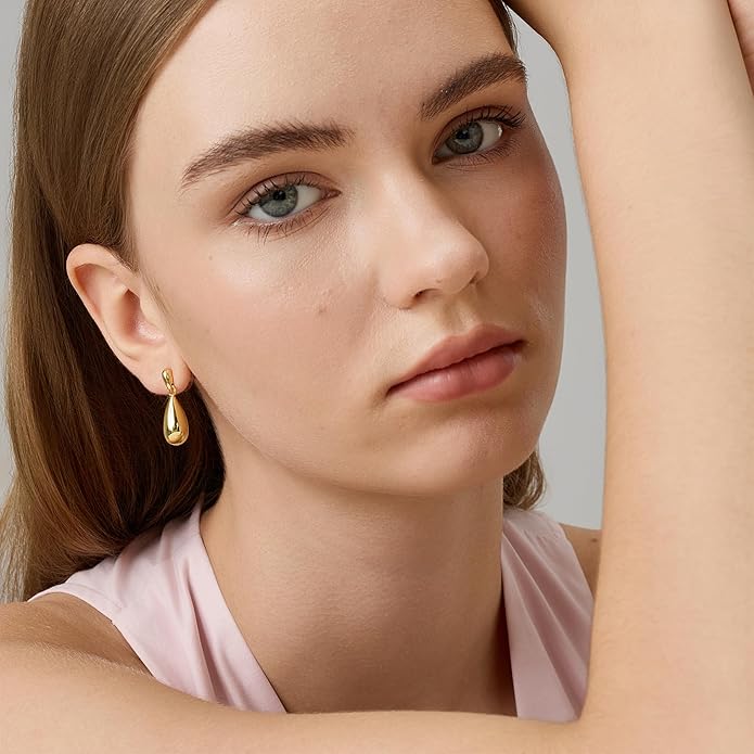 Green Crystal huggie gold hoop earrings for women Girls,14K Gold Plated with 925 Sterling Silver Post color Cubic Zirconia dainty cute Earrings| CZ Stud Earring