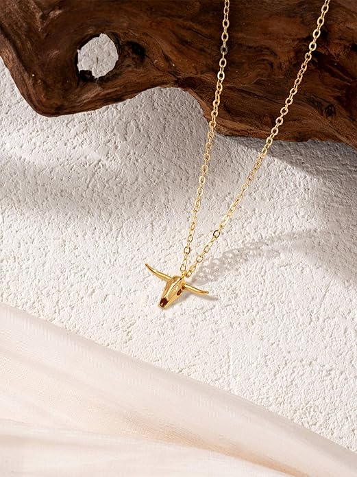 Baydurcan 14K Golden Plated Pendant Necklaces for Women - Cross and Sacred Heart Frog Ghost Cheer Cowgirl Gifts for Friend Sister Daughter Couple, Birthday, Christmas, Graduation Gifts