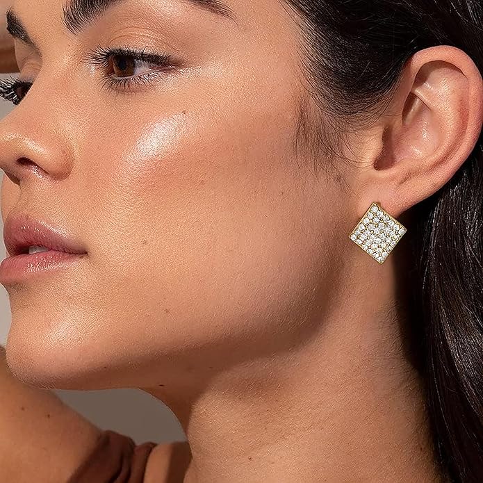 Gold Jewelry Sets for Women 18K Gold/Silver Filled Jewelry Necklace Set Wedding Bridal Fashion Jewelry Sets Women Accessories Bracelets Earrings and Rings Sweetheart Gifts