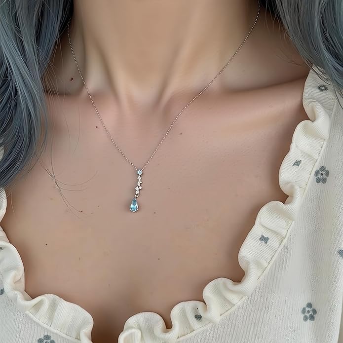 Irregular Y2k Long Y-shaped Necklace with Zircon Inlaid Sparkling Brick Tassel Pendant Double-Layer Chain High-end Fashion Accessory Women's