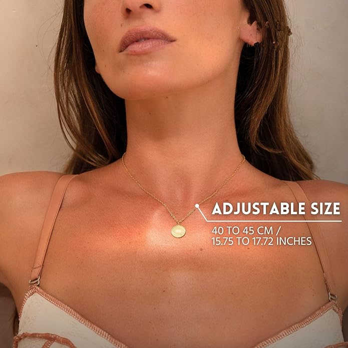 18k Gold Plated Necklace for Women Trendy Dainty Charm Evil eye Italian horn hummingbird starfish seashell bow elephant snake butterfly ladybug PendentMinimalist Delicate Jewelry for Women
