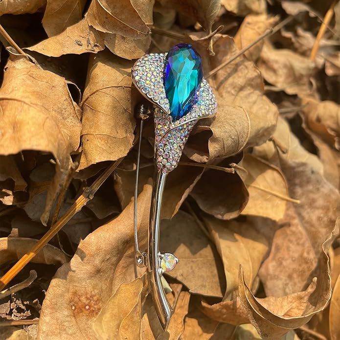 AILONMEI Brooch Pins For Women Fashion, Flower Brooches Jewelry For Women Floral Series Brooches And Pins Designer Lady's Costume