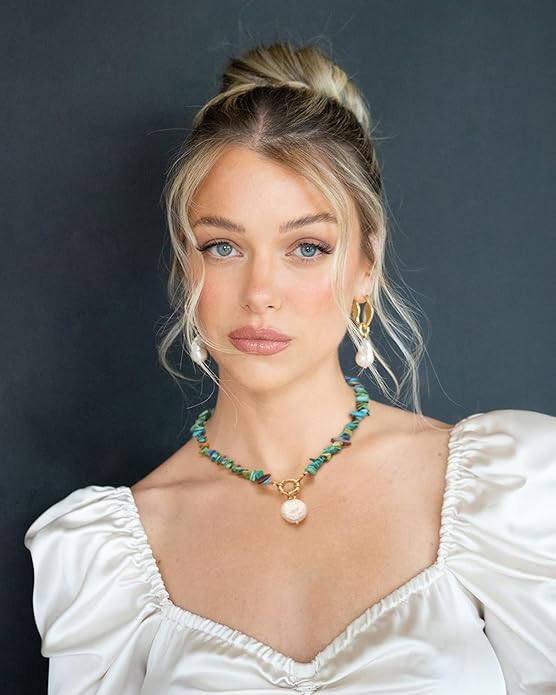 CANEVINKA 18K Gold Plate Coin Pendant Necklace for Women Dainty Compass Sunflower Necklaces Personalized Chain Layered Jewelry