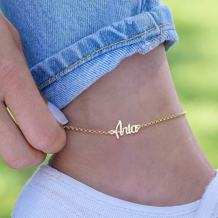 Choose your style Personalized Name Anklet/Bracelet – Dainty Jewelry Gift for Women, Mom, Wife, Girlfriend - Valentine’s Day, Mother’s Day, Christmas