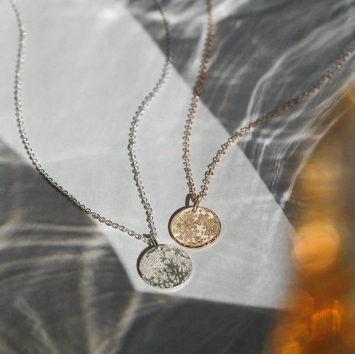 Collner 14K Gold Heart Pendant Necklace for Women Dainty Star Necklace Tiny Evil Eye Choker Necklace Boho Crescent Moon Necklace Minimalist Jewelry