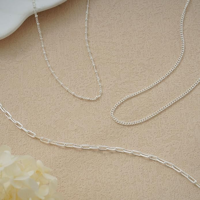 Layered Gold Necklace for Women Dainty 14K Gold/Silver Plated Stacked Necklace for Women Trendy Cuban Paperclip Herringbone Chain Diamond Pendant Necklaces Jewelry Set Accessories Gift