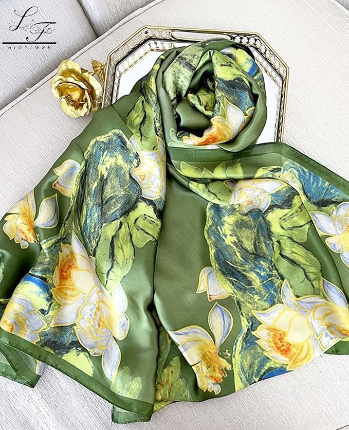 Hioyiwse Shawl Scarf For Women Lightweight Scarves Floral Pattern Formal Evening Dressesformal Shawl Summer Wraps