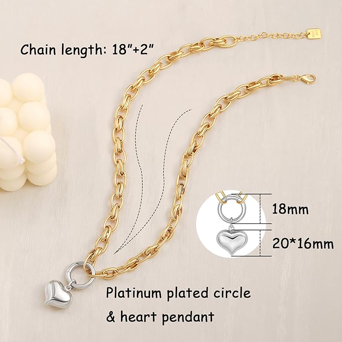 CANEVINKA 18K Gold Plate Coin Pendant Necklace for Women Dainty Compass Sunflower Necklaces Personalized Chain Layered Jewelry