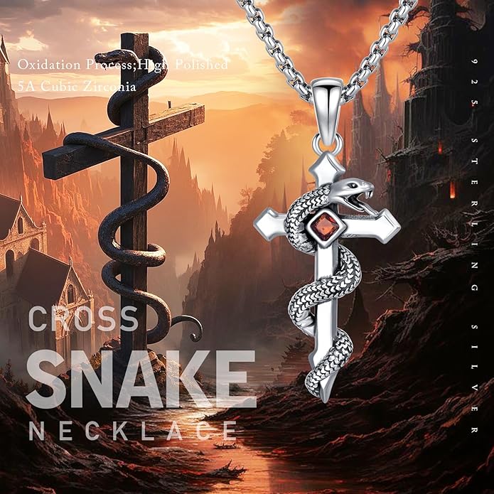 YEESIA Cross Necklace for Men Women 925 Sterling Silver Christian Pendant Religious Jewelry Gift for Men Women.
