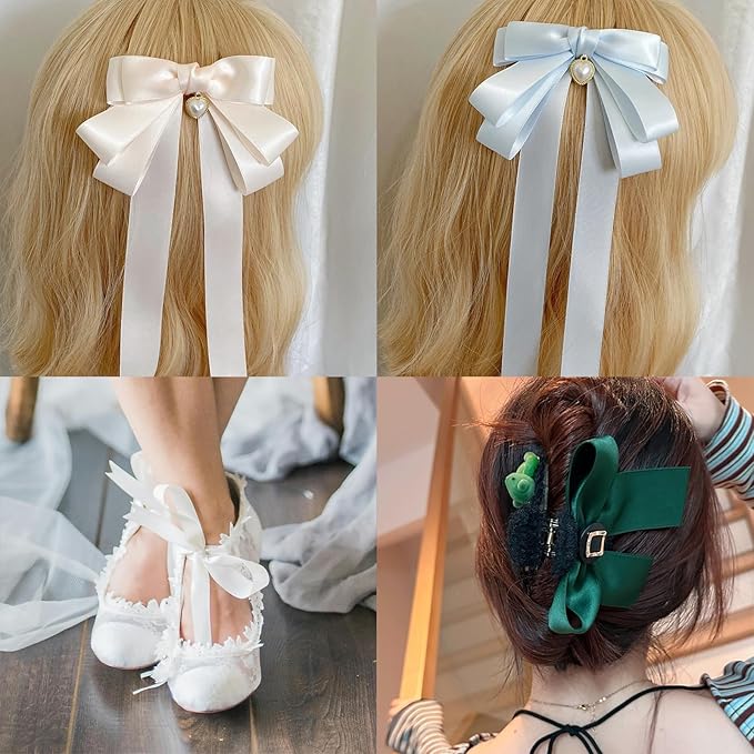 LEEQE Double Face Autumn Orange Satin Ribbon 7/8 inch X 25 Yards Polyester Autumn Orange Ribbon for Gift Wrapping Very Suitable for Weddings Party Invitation Decorations and More