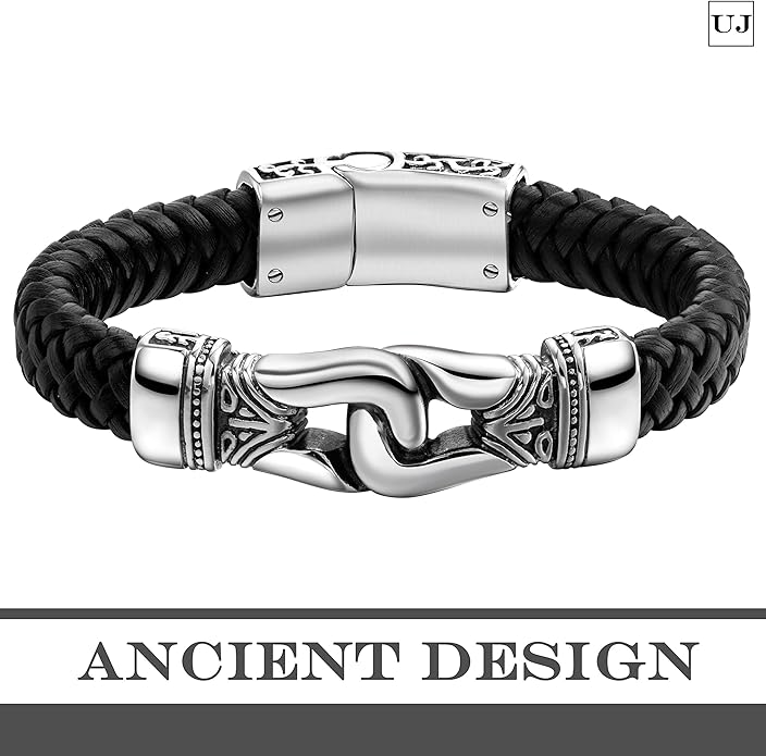 Men’s Link Bracelet Collection – Stainless Steel, Black & Silver Variations, Bracelet & Necklace Sets, 8.3–9" Length, Gift Ready