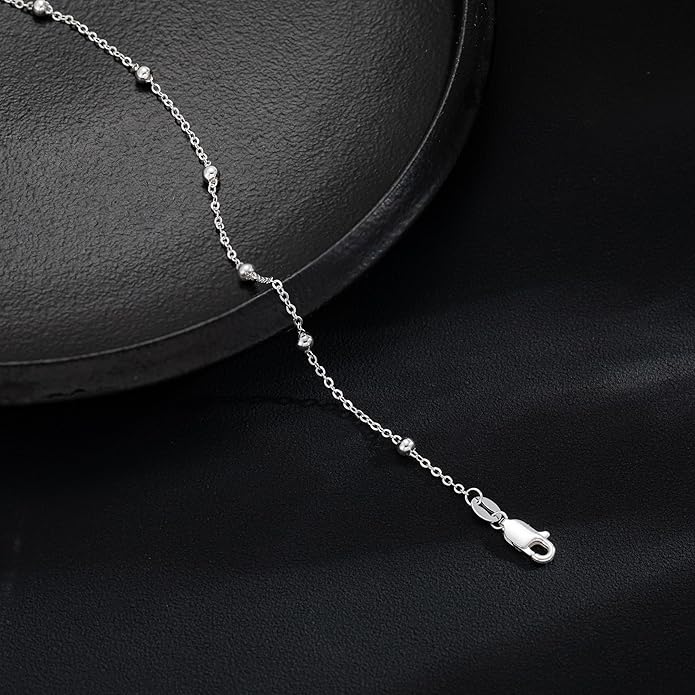 Moodear Stackable Bracelets for Men - Dainty 925 Sterling Silver/14K Gold Plated Cuff Snake Box Cuban Link Chain Bangle Bracelet Set Mens Jewelry