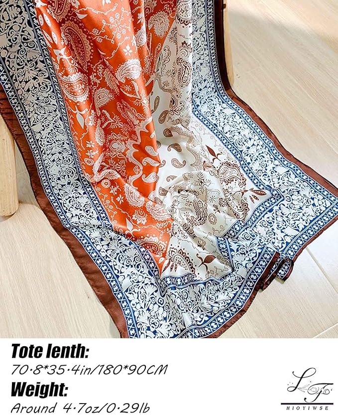 Hioyiwse Shawl Scarf For Women Lightweight Scarves Floral Pattern Formal Evening Dressesformal Shawl Summer Wraps