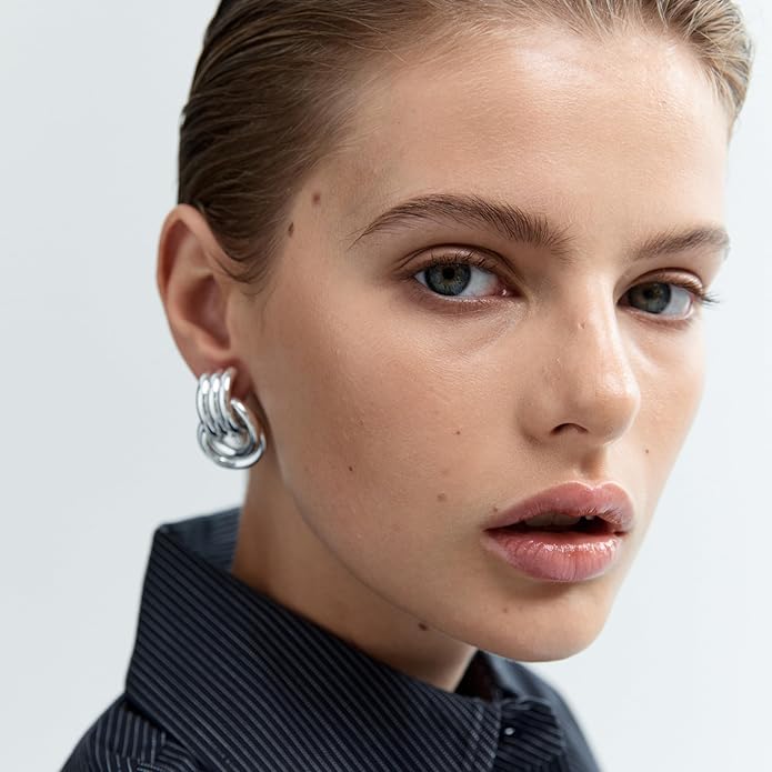 Mini Knot Earrings – Sculptural Twisted Design – Lightweight – By Heaven Mayhem