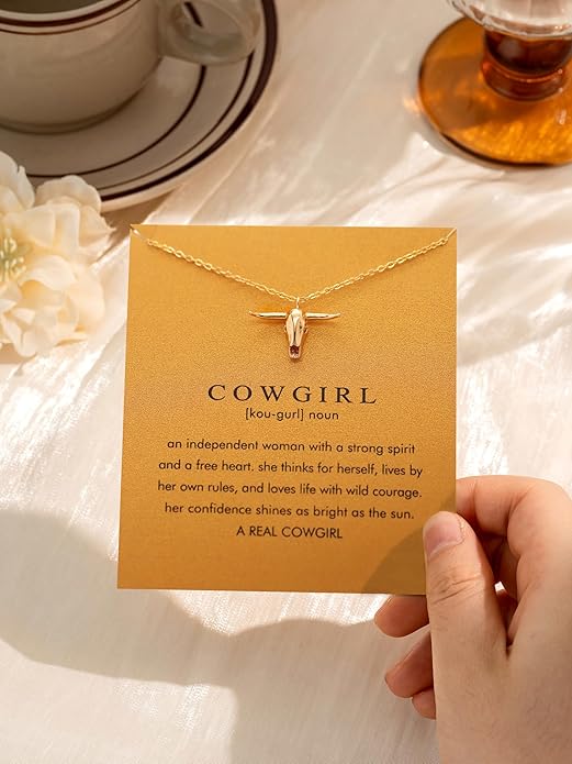 Baydurcan 14K Golden Plated Pendant Necklaces for Women - Cross and Sacred Heart Frog Ghost Cheer Cowgirl Gifts for Friend Sister Daughter Couple, Birthday, Christmas, Graduation Gifts