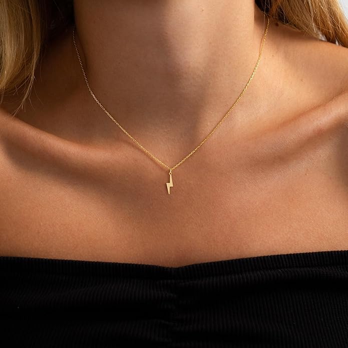 Gold Necklace for Women-14k Gold Plated Infinity Necklace Star Of David Necklace Evil Eye Cross Pendants Heart Dainty Gold Necklace For Women