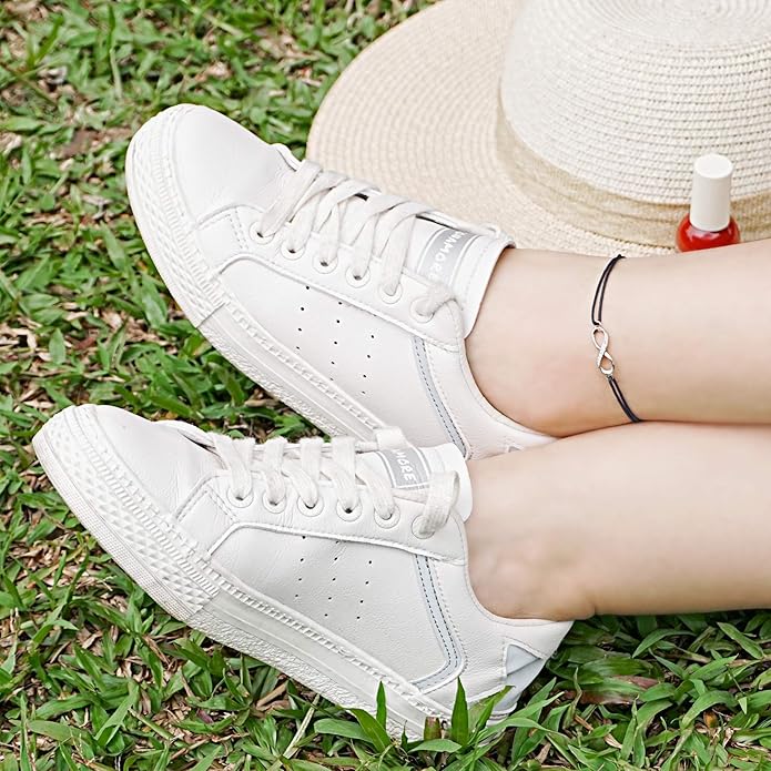 Infinity Anklet for Women Ladies ZENI Soft Skin-friendly Rope Ankle Bracelets Handmade 34cm Adjustable Love Friendship Summer Bracelet Gifts for Women
