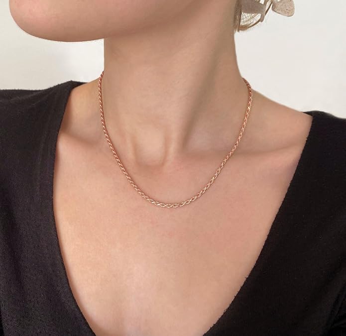 Freekiss Herringbone Necklace for Women,Dainty Gold Necklace,14k Gold Plated Snake,Gold Chain Choker Necklaces,Simple Gold Layered Necklaces,Gold Jewelry Gift for Women