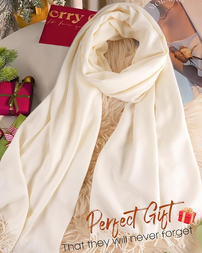 FURTALK Winter Scarf for Women Pashmina Shawl Wraps Soft Warm Fashion Blanket Scarves Gifts