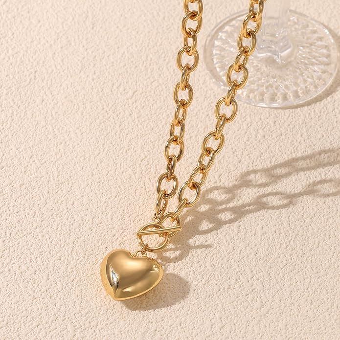 Freekiss Herringbone Necklace for Women,Dainty Gold Necklace,14k Gold Plated Snake,Gold Chain Choker Necklaces,Simple Gold Layered Necklaces,Gold Jewelry Gift for Women