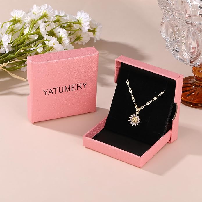 Cubic Zirconia Necklace, Dainty 14k Gold Plated Diamond Necklaces For Women Choker Necklace Simple Gold Plated CZ Jewelry Necklaces for Women Trendy Gifts