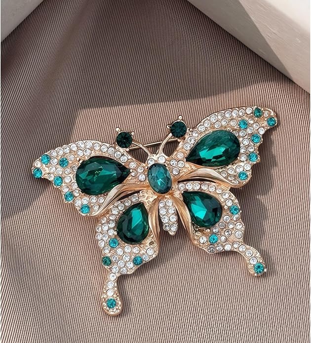 la luen Brooch Pins For Women Fashion Elegant Brooches Lapel Badges Coat Sweater Scarves Shawl Dress Accessory Wedding Party Prom Jewelry