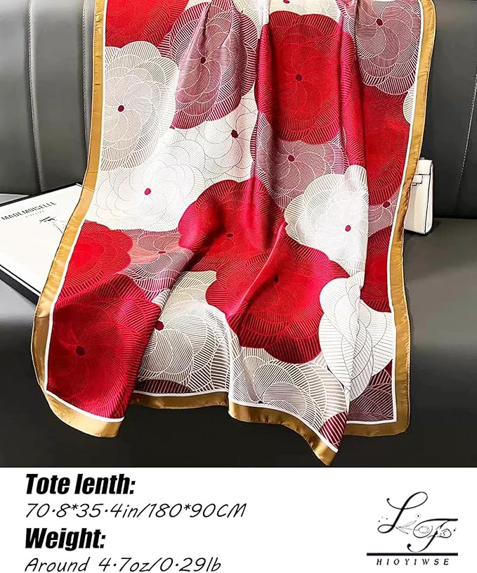 Hioyiwse Shawl Scarf For Women Lightweight Scarves Floral Pattern Formal Evening Dressesformal Shawl Summer Wraps
