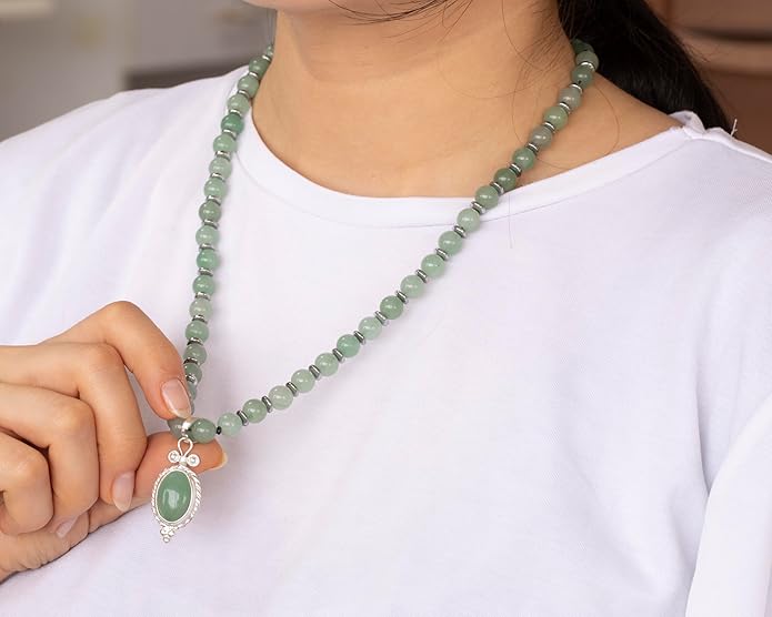 Natural Carnelian Agate Silver Pendant, Genuine Black Onyx Beaded Necklace, Gemstone Strong Necklace, 18x13 Cabachon, Fashion Dainty Jewelry, Healing Crystal Chakra Necklace, Minimalist Necklace