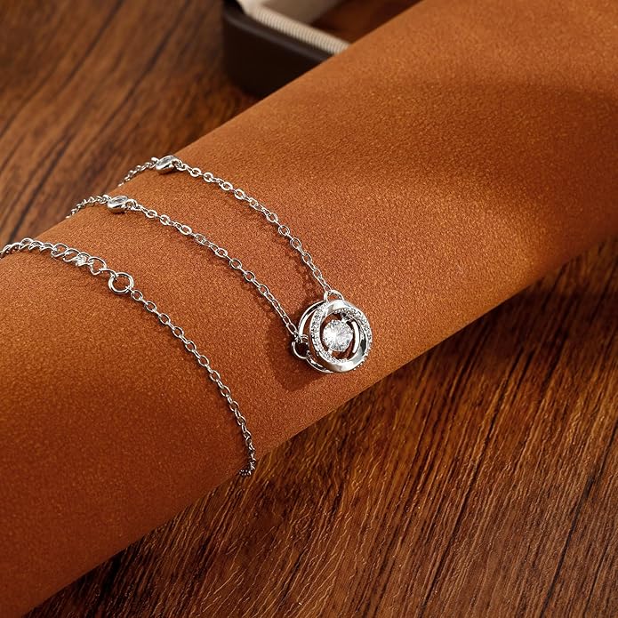 Cubic Zirconia Necklace, Dainty 14k Gold Plated Diamond Necklaces For Women Choker Necklace Simple Gold Plated CZ Jewelry Necklaces for Women Trendy Gifts