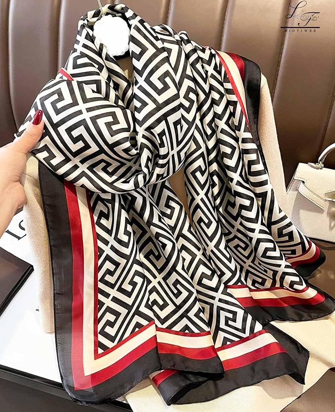Hioyiwse Shawl Scarf For Women Lightweight Scarves Floral Pattern Formal Evening Dressesformal Shawl Summer Wraps