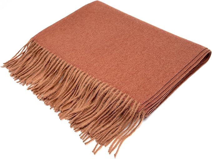 Achillea Warm Cashmere-Feel Winter Scarf – Pashmina Shawl Wrap, Blanket Scarf for Daily Wear, Travel & Cold Weather