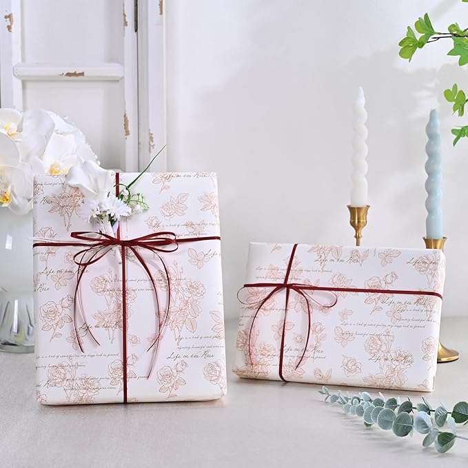 LEEQE Double Face Sherry Satin Thin Ribbon 1/8 inch X 50 Yards Polyester Sherry Ribbon for Gift Wrapping Very Suitable for Weddings Party Hair Bow Invitation Decorations and More