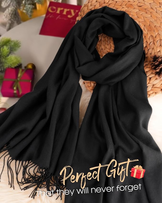 FURTALK Winter Scarf for Women Pashmina Shawl Wraps Soft Warm Fashion Blanket Scarves Gifts