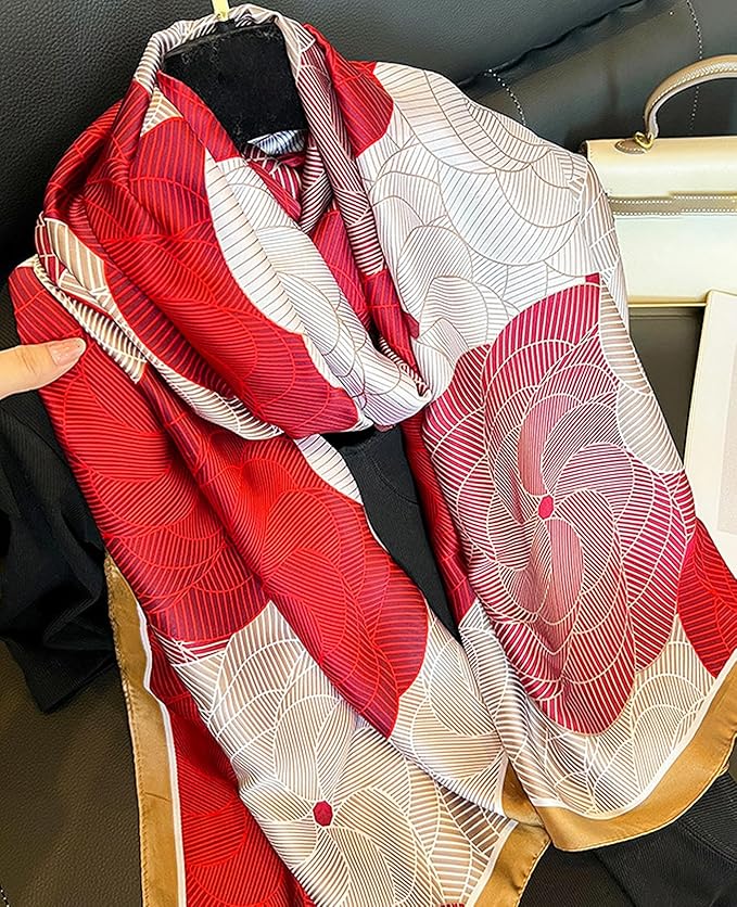 Hioyiwse Shawl Scarf For Women Lightweight Scarves Floral Pattern Formal Evening Dressesformal Shawl Summer Wraps