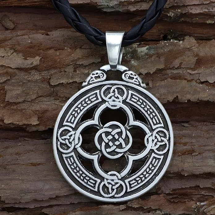 S925 Sterling Silver Viking Pendant, Norse Mythology Inspired Men's Jewelry, Perfect for Necklaces, Gift for Father's Day, Christmas, Birthday