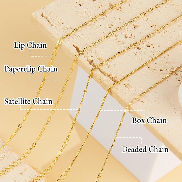 Gold Bracelets for Women Trendy,14K Gold Plated Dainty Stackable Paperclip Cuban Link Chain Bracelets, Simple Cute Cuff Bracelets Jewelry Set Adjustable 7"+2"