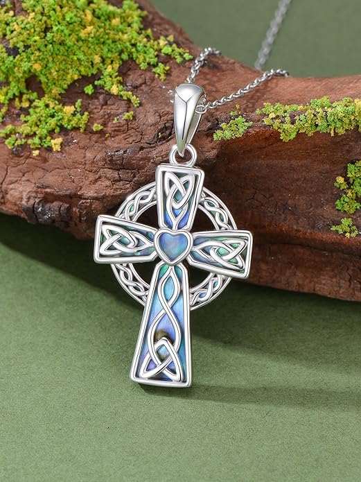 Seiyang 925 Sterling Silver Mustard Seed/Cross/Star of David/Triquetra Trinity Knot/Celtic/Claddagh Necklace Christian/Irish Jewelry Gifts for Women Mom Her
