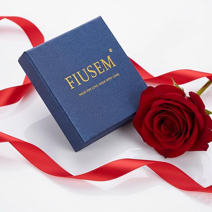 Fiusem Wheat Chains for Men and Women, 2/2.5/3/4/5mm Silver Tone/14K Gold Plated/Black Necklace Chain, Stainless Steel Mens Necklace 16-28 Inch