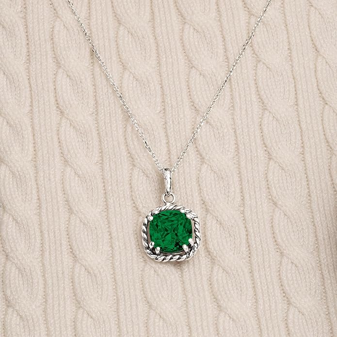 JEAN RACHEL JEWELRY 925 Sterling Silver Necklace for Women - Rope with Cubic Zirconia Vintage Design - Hypoallergenic, Lead & Nickel Free Jewelry - Artisan Handcrafted Statement Necklace