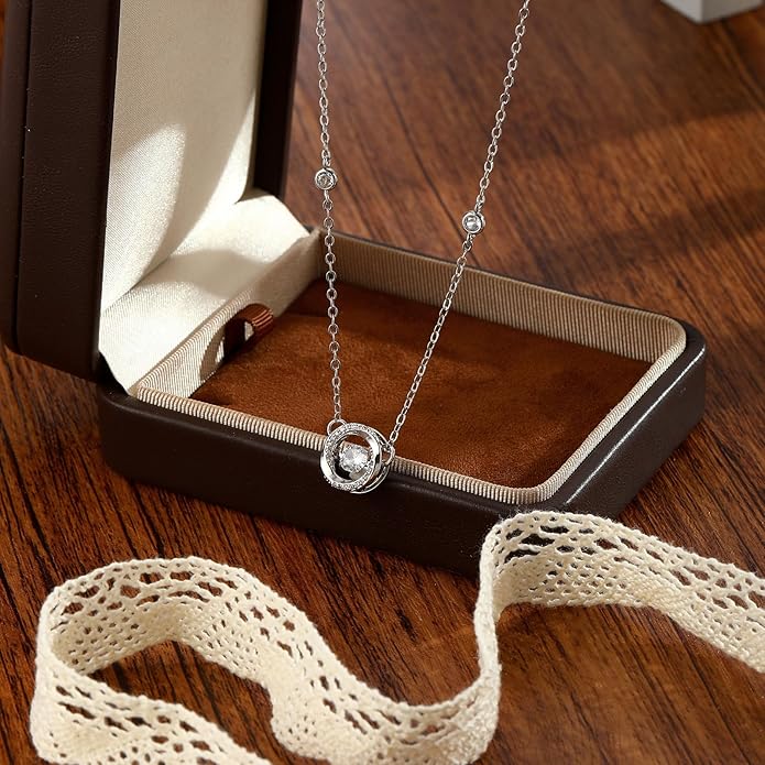 Cubic Zirconia Necklace, Dainty 14k Gold Plated Diamond Necklaces For Women Choker Necklace Simple Gold Plated CZ Jewelry Necklaces for Women Trendy Gifts